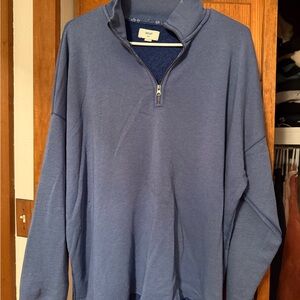 Aerie Blue Half-Zip Sweatshirt